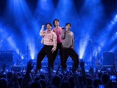 KPop boyband, including Sammy Sins, enjoying a hot threesome
