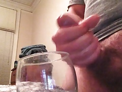 Cumming in a glass