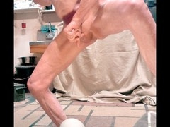 intimate bareback dance with submissive vibe