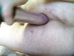 two dildos in the anus + stretching