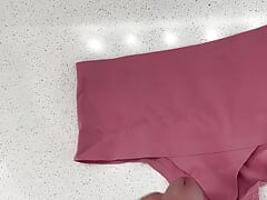 Cuckold cum in wife's panties