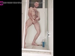 Intense handballing session before a relaxing bath