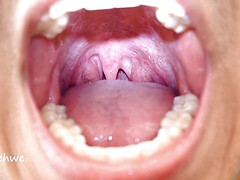 Uvula fetish mouth