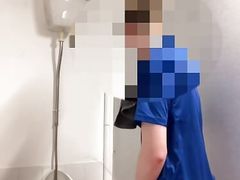 Peeing with a hard dick