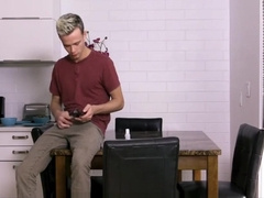 Blonde Twink Step Son Sex With Step Dad After Spilling Lube