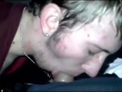 Big-Cock Amateur Twink Sucks at Truck Stop