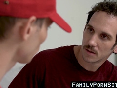 FamilyPornSite.com - Son-in-law's bj joy before dad's humid assfucking sesh