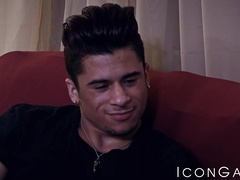 Mouth watering Armond Rizzo and Billy Santoro get wet and wild during anal sex