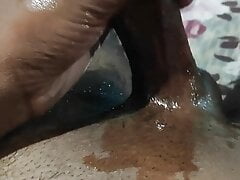 Oil masturbation video