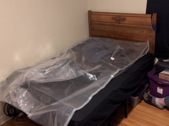 Jan 10 2023 - A Long Sweaty Relaxing Vacpacking In My Shiny Ski Jacket Pvc Aprons & Lead Aprons