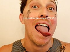 Tongue Fetish -  Jack Maxwell Tongue Video 1