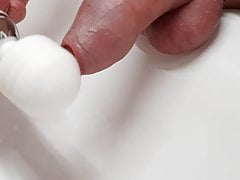 Playing with my mushroom head cock