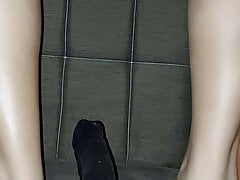 Big hard dildo for this fat little ass