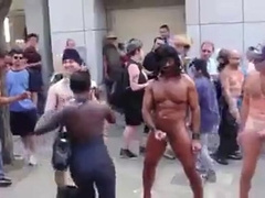 Public Masturbators: Outdoor Hunk Action