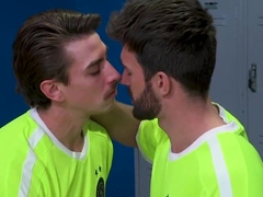 Big cocked gay soccer player needs help