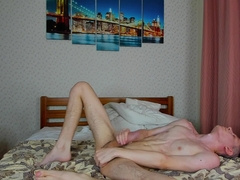 Jizm A Plenty of On His Stomach And Tell Him To Gobble It All Off!