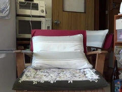 Chinese aged stud onanism Orgasm in the kitchen