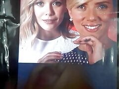 Elizabeth Olsen & Scarlett Johansson cum tribute