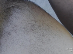 dad's immense prick opens up his studs fuck-hole, outdoor without a condom