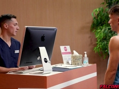 Isaac sticks his cock inside Tristans ass