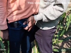 Indian Threesome Gay - A Farm Laborer And A Farmer Who Employs The Laborer Have Sex In A Corn Field - Gay Movie In Hindi Voice