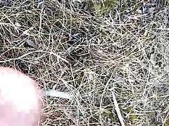 Draussen Spritzen ist geil