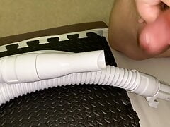 Small Penis Cumming In And On A Lovely Vacuum Cleaner Hose