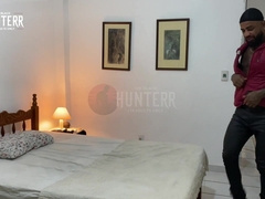 Felipe nuru dragged the mansion's security guard to the room and had a excellent time.