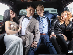 Limo Ride to Prom Gets Wild: Secret Boyfriends Hook Up in Backseat!