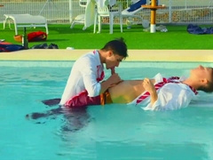 SLINK GLIMPSE SEQUENCE S02X06 ::DANNY AND NATHAN'S POOL VIGNETTE