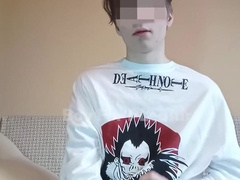 stud guzzles jizz from a used protection