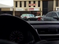 Guy blows me in my car after seeing me jacking 9