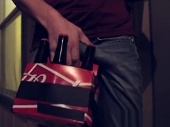 Hot gay jocks invite old friend for threesome sex