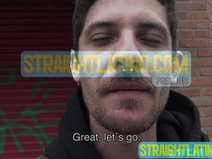 Mustached Marc savors my lean boner and big balls for extra cash