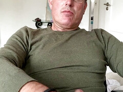 Intense jerk-off and cum at home