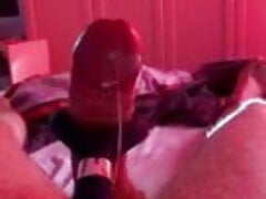 Cum with toy