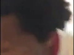 Hung White Boy Grabs Black Bitch Head Fuck