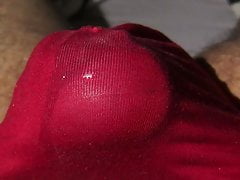Sexy no hands cumshots through briefs
