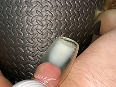 Small Penis Cumming In A Little Bottle With A Vibrator