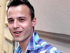 Tight asshole being trained by the train tracks