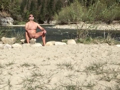 lush naturist at the sea