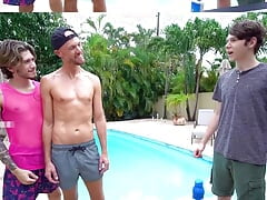 With His Stepmom Gone For The Weekend, Aaron Is Stuck With His Hot Stepdad Brody