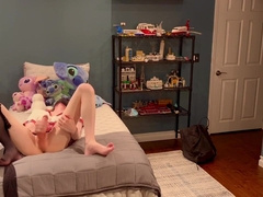 Femboy student trap gets home and can’t fight back toying with her chisel and slot.