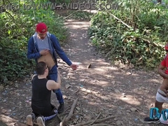 security cameras catch masculines pounding in the forest (FINISH ON CRIMSON)