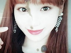 IZONE chaewon cum tribute