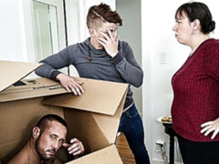 Stepdad Myles Landon fucking his new son (Jake Porter) anally