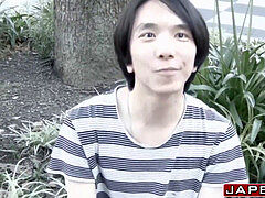 youthful asian twink Fuji forms sixtynine before rectal fuck