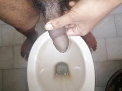 Black asian hard cock touching in bathroom afternoon