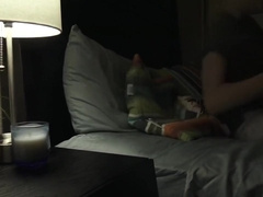 Blond 8teenBoy Adam Hunt sneaks Jimmy Andrews in for a RAW late night fuck