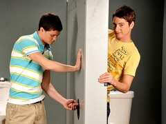 Young boyfriends share their first anal on cam round